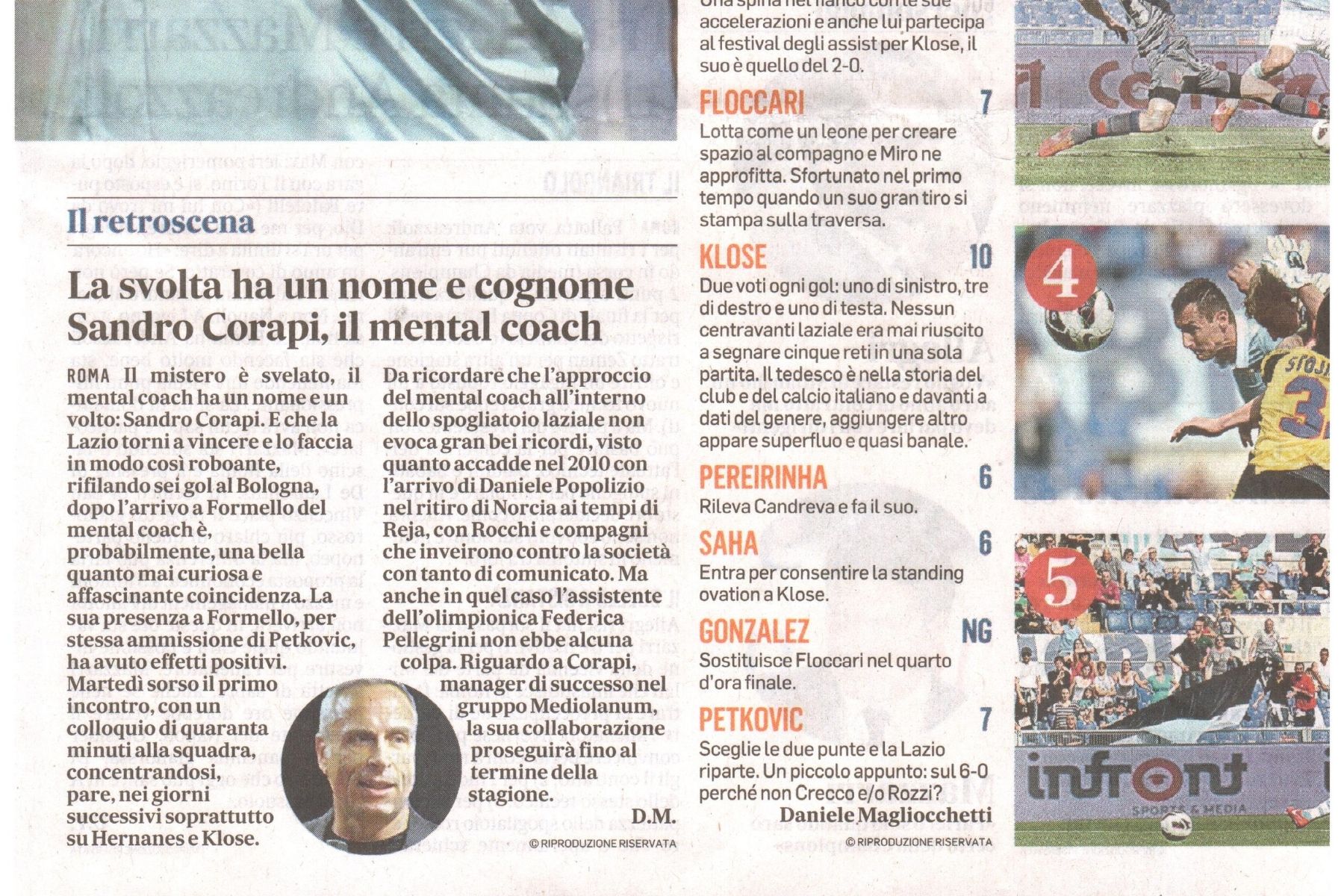 Articolo Sandro Corapi