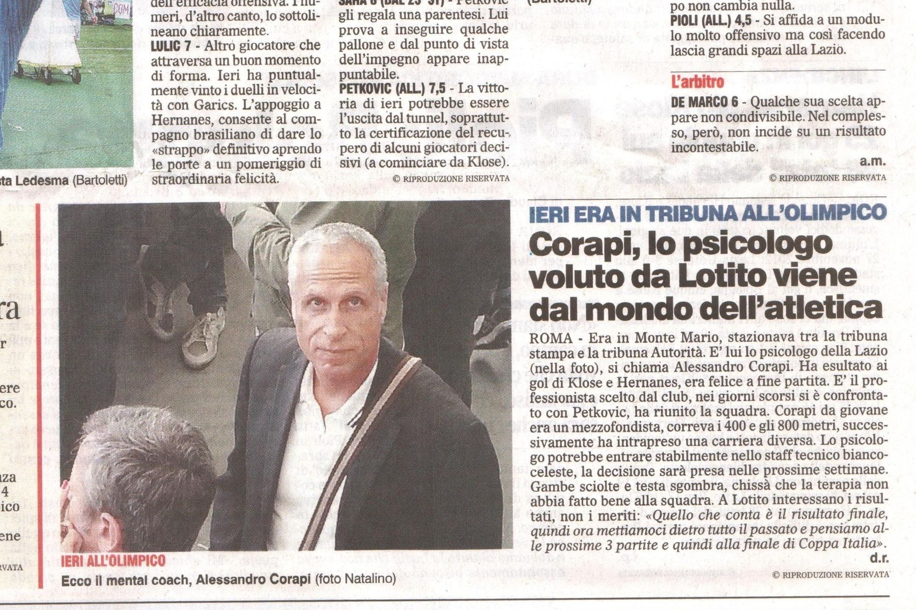 Articolo Sandro Corapi